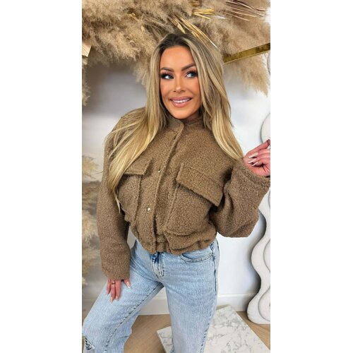 TEDDY BOMBER JACKET CAMEL