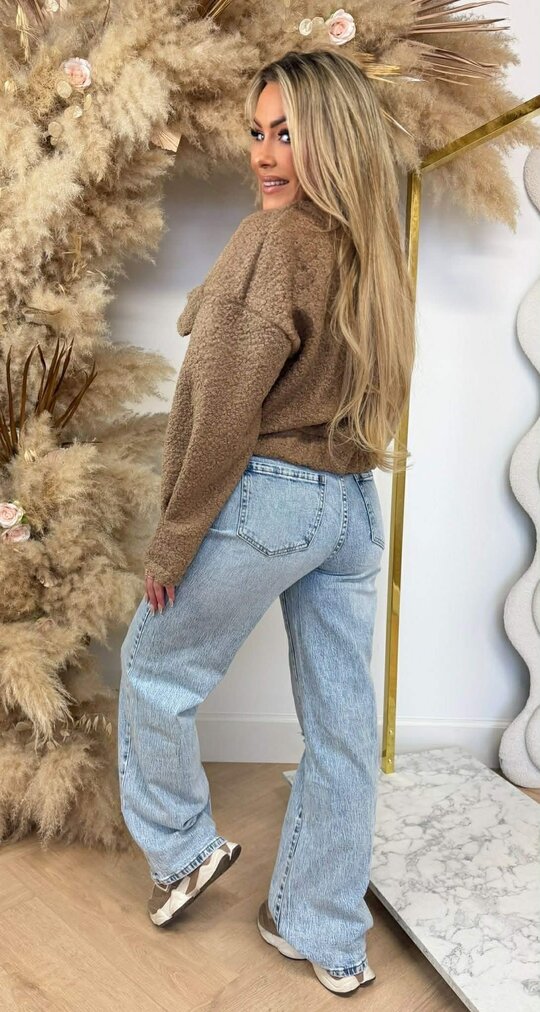 TEDDY BOMBER JACKET CAMEL