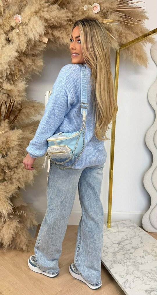 SOFY V BASIC SWEAT BLUE