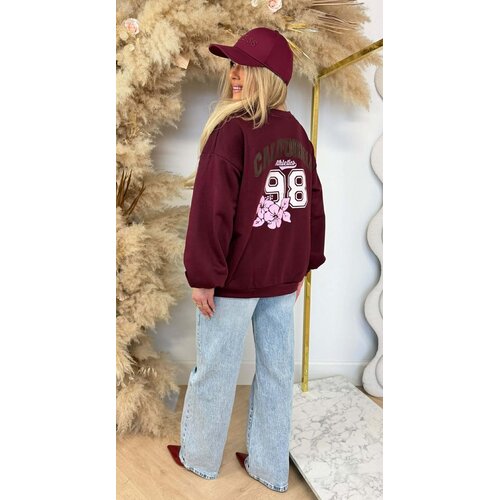 FLOWER CALIFORNIA SWEAT 801813 BORDEAUX