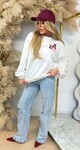FLOWER CALIFORNIA SWEAT 801813 OFFWHITE