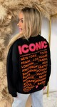 ICONIC SWEAT BLACK