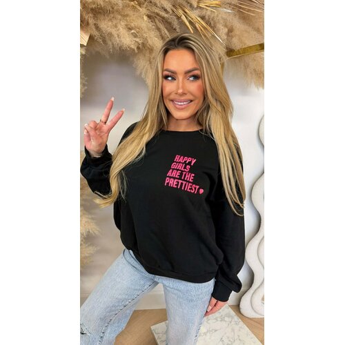 HAPPY GIRLS SWEAT BLACK