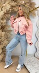 TEDDY BOMBER JACKET LIGHTPINK