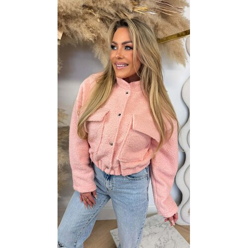 TEDDY BOMBER JACKET LIGHTPINK