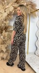 LEOPARD STRETCH SET 905 BEIGE *BIG LEO*