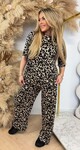 LEOPARD STRETCH SET 905 BEIGE *BIG LEO*