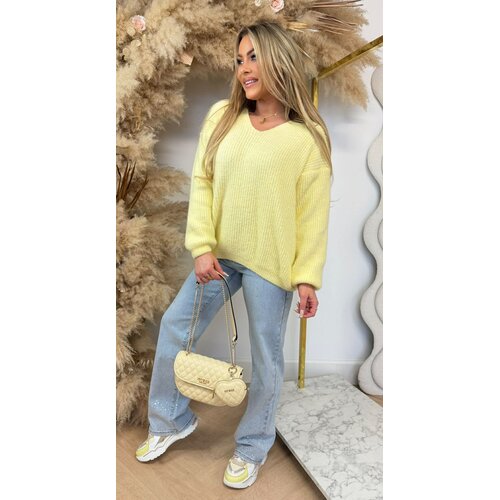 SOFY V BASIC SWEAT BUTTERYELLOW