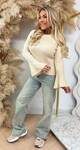 BIBI FLAIR MOUW TOP 2033 BEIGE