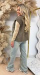BASIC VILT GILET TAUPE