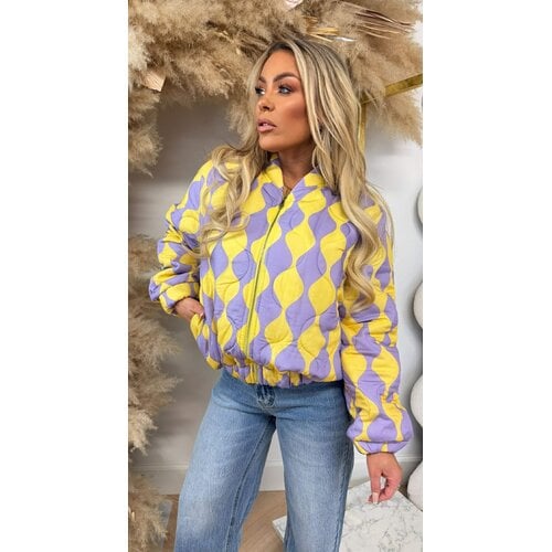 BUMBA JACKET YELLOW/PURPLE