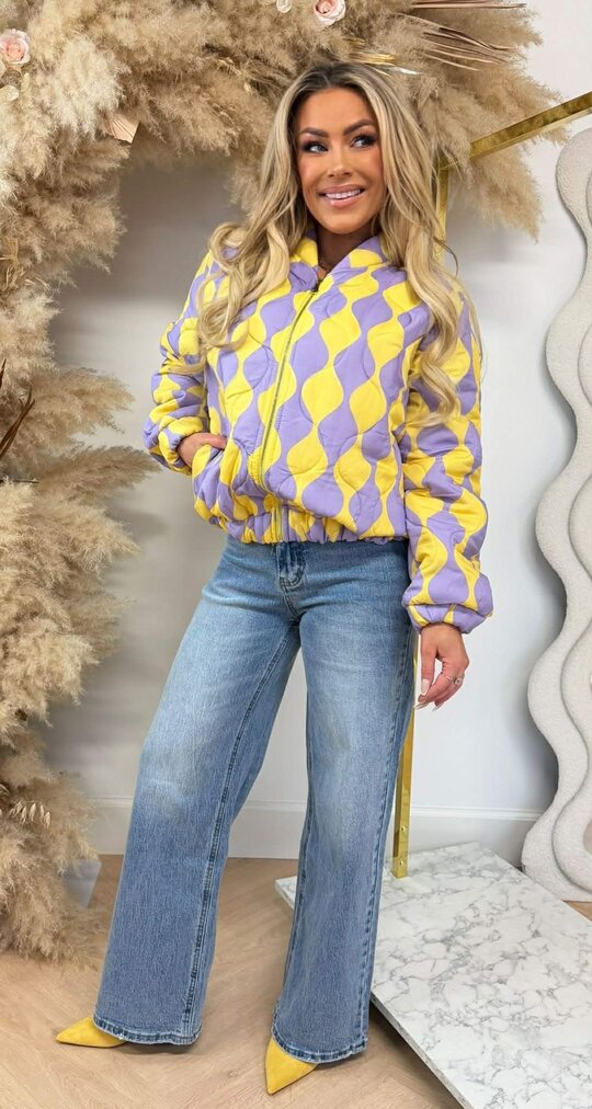 BUMBA JACKET YELLOW/PURPLE