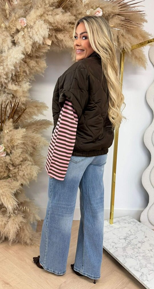 PUFFER BODYWARMER 1113 CHOCO