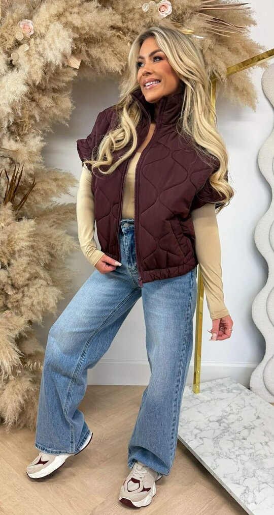 PUFFER BODYWARMER 1113/1137 BORDEAUX