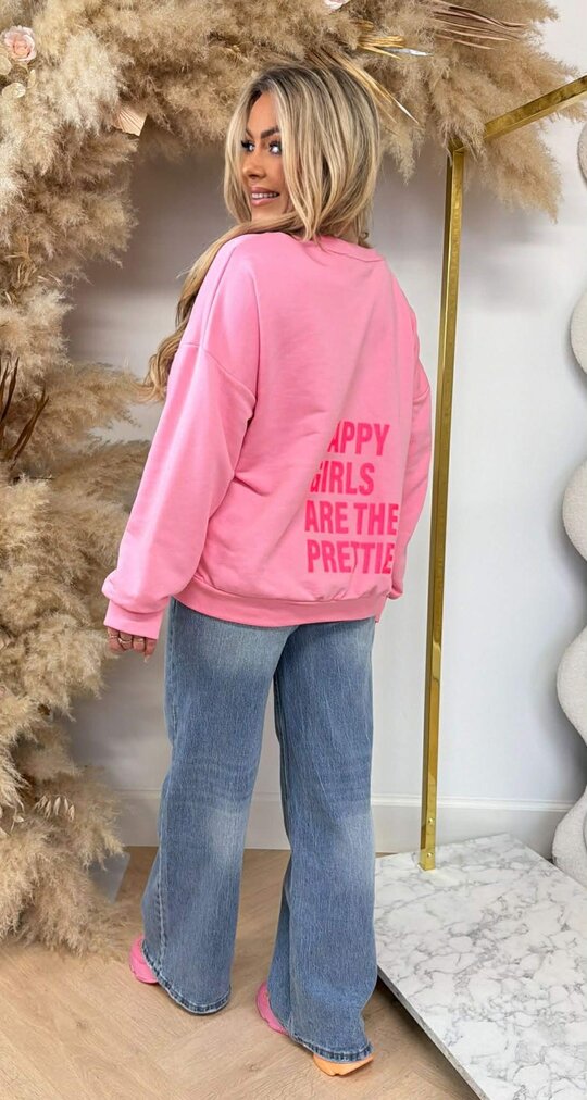 HAPPY GIRLS SWEAT PINK