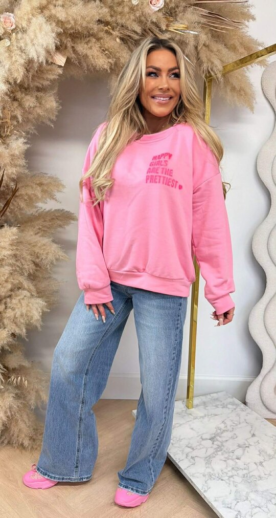 HAPPY GIRLS SWEAT PINK