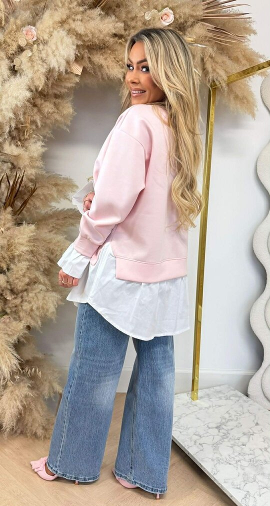 SWEATER BLOUSE PINK