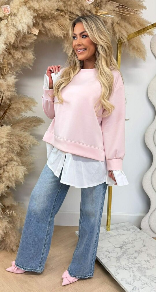 SWEATER BLOUSE PINK
