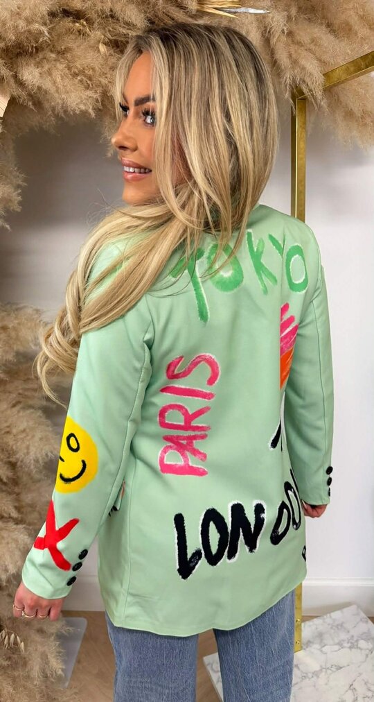 GRAFFI SMILE BLAZER MINT