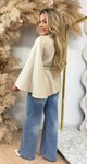 LEONIE PONCHO BEIGE