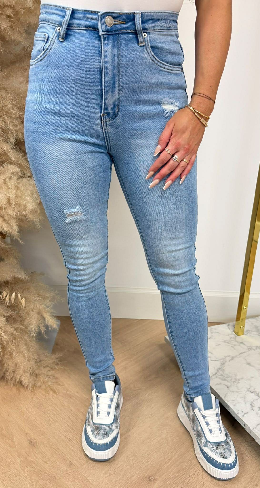 THE 80'S SKINNY 9317 DENIMBLUE