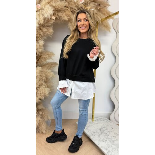 SWEATER BLOUSE BLACK