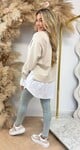 SWEATER BLOUSE BEIGE