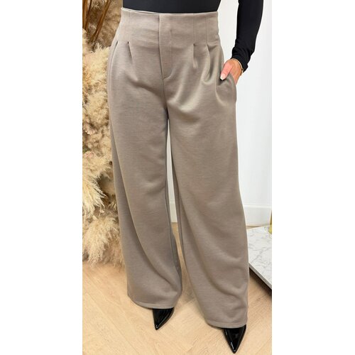 STRETCH PANTALON TAUPE