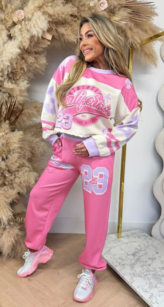 CALIFORNIA ATHLETIC 23 SET PINK