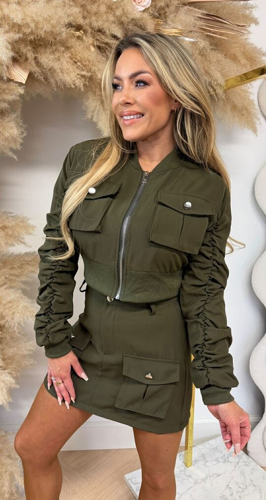 FESTIVAL BOMBER SET 6294 ARMYGREEN