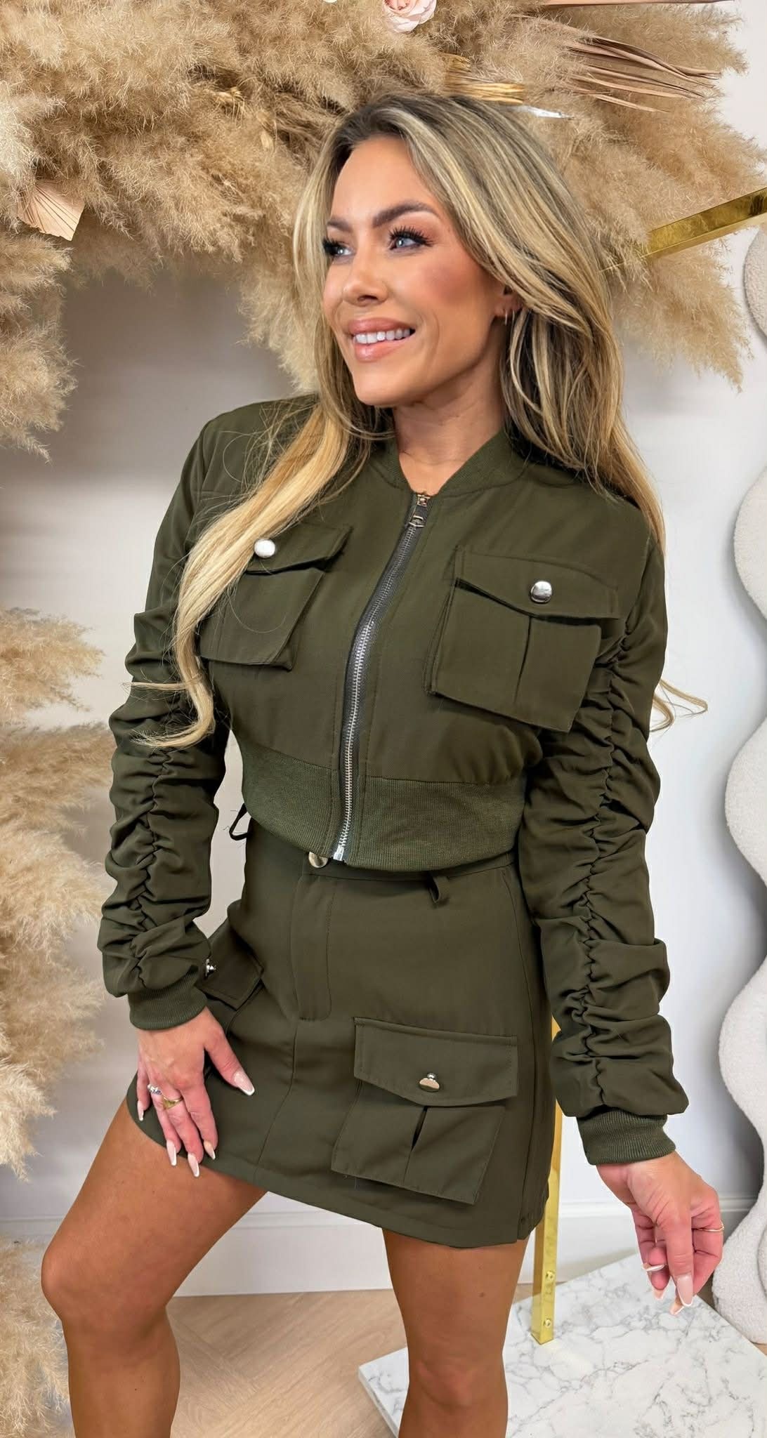 FESTIVAL BOMBER SET 6294 ARMYGREEN