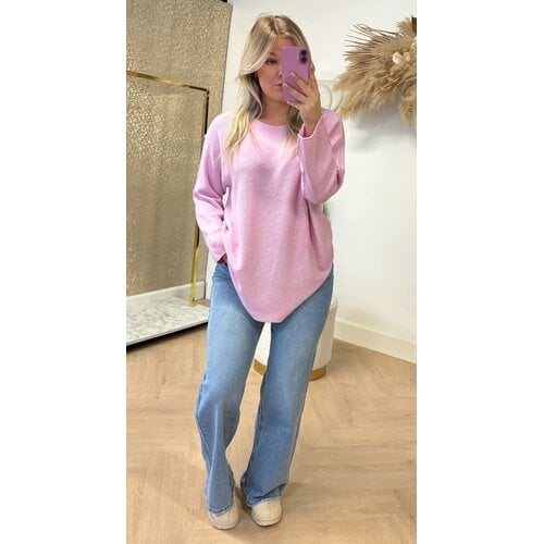 KIMMY SOFT LONG TOP LILA