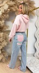 STYLE CROPPED HOODIE PINK