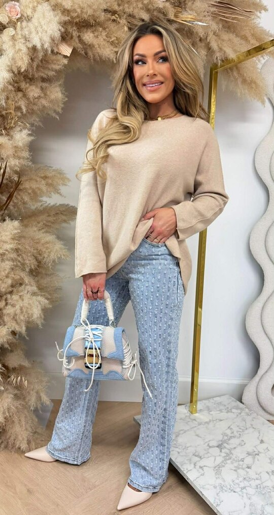 KIMMY SOFT LONG TOP BEIGE KIMMY SOFT LONG TOP BEIGE