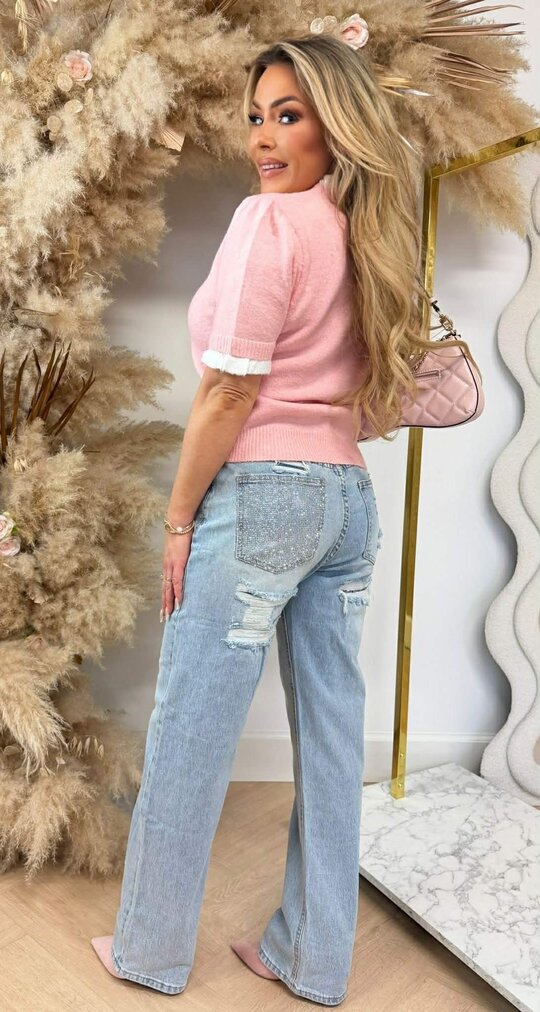 BY SWAN KNITTED SCHULP TEE 671 ROSE BY SWAN KNITTED SCHULP TEE 671 ROSE