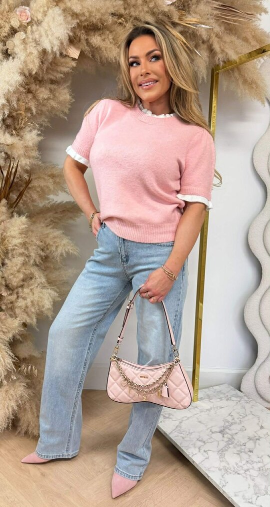 BY SWAN KNITTED SCHULP TEE 671 ROSE BY SWAN KNITTED SCHULP TEE 671 ROSE