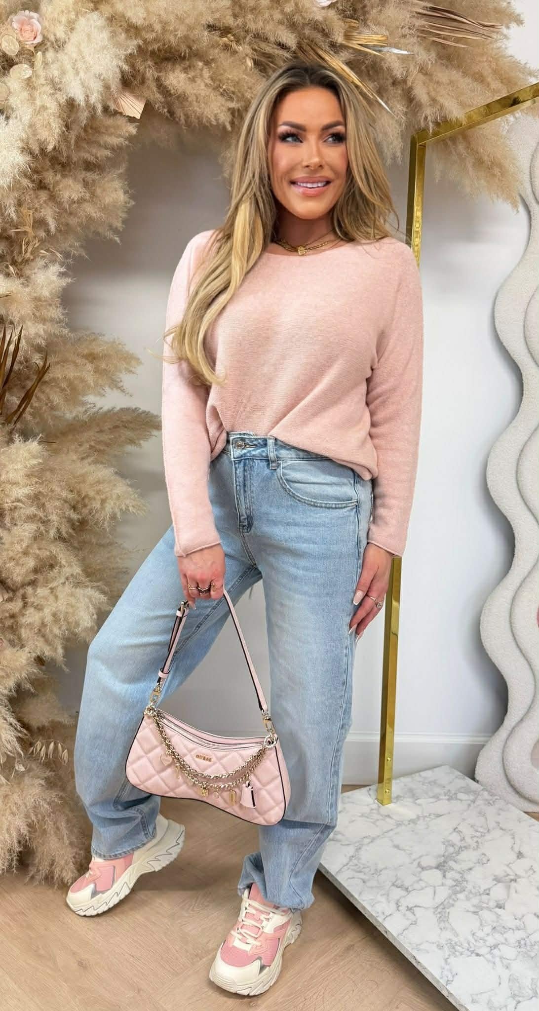 ROUND NECK TOP OLDPINK ROUND NECK TOP OLDPINK