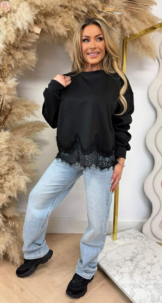 MISS LACY SWEAT BLACK