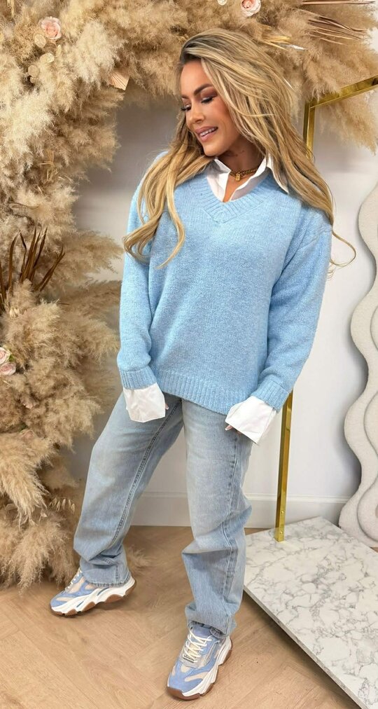 KRAAG V SWEAT 1317 ICEBLUE