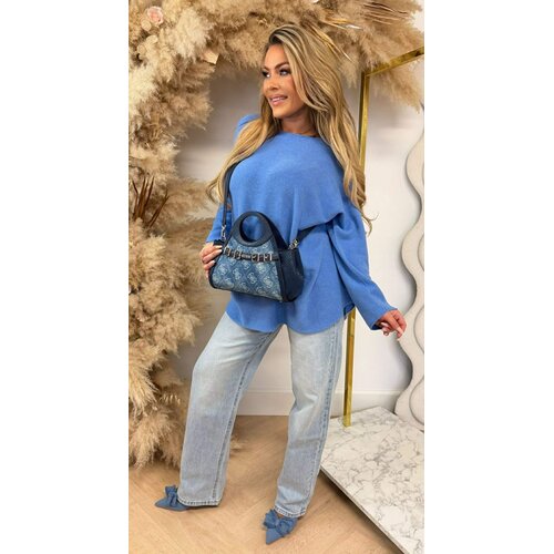 KIMMY SOFT LONG TOP BLUE KIMMY SOFT LONG TOP BLUE