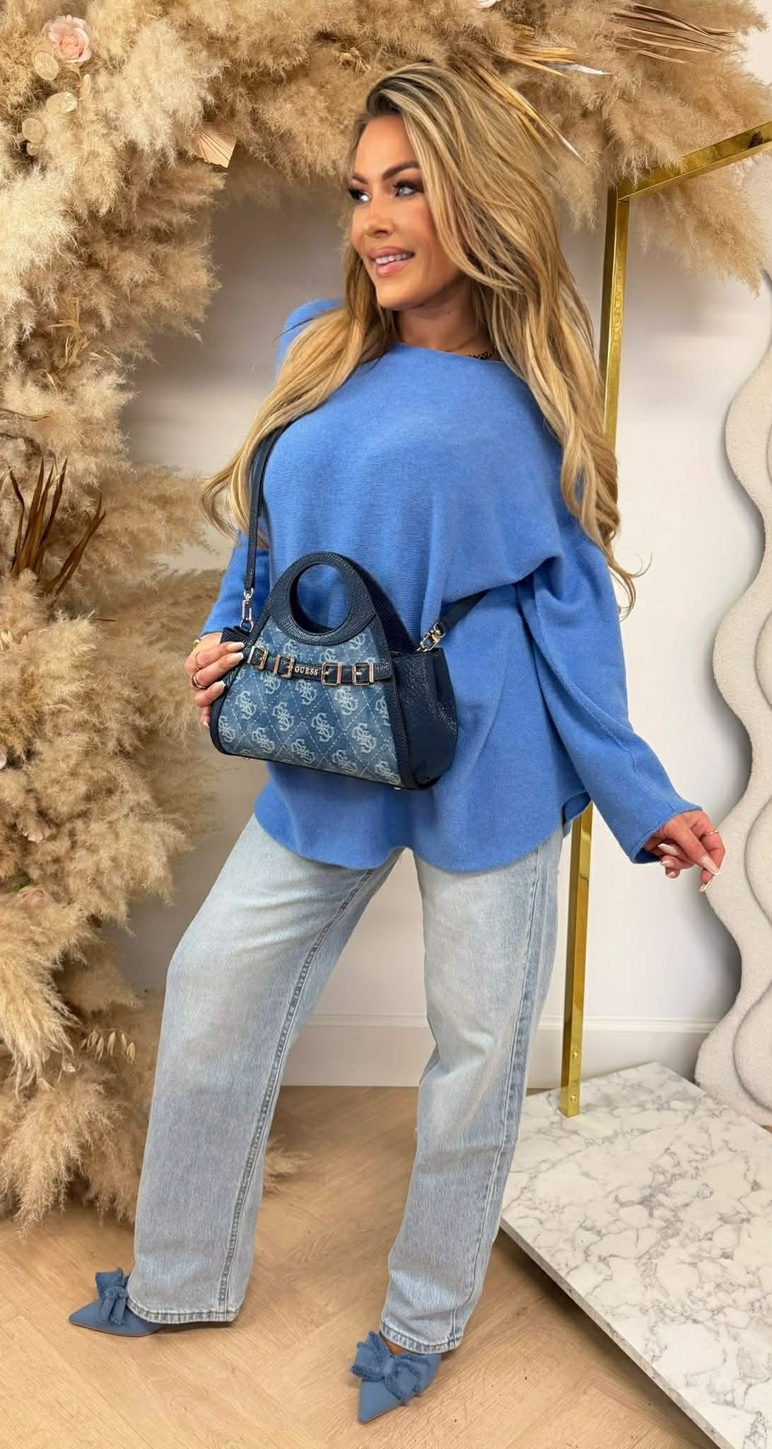 KIMMY SOFT LONG TOP BLUE KIMMY SOFT LONG TOP BLUE