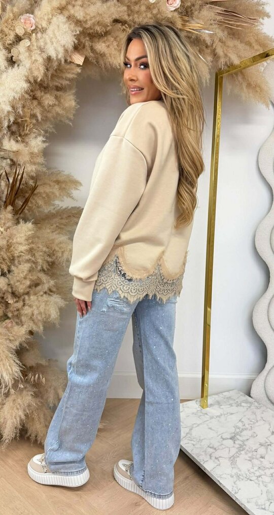 MISS LACY SWEAT BEIGE