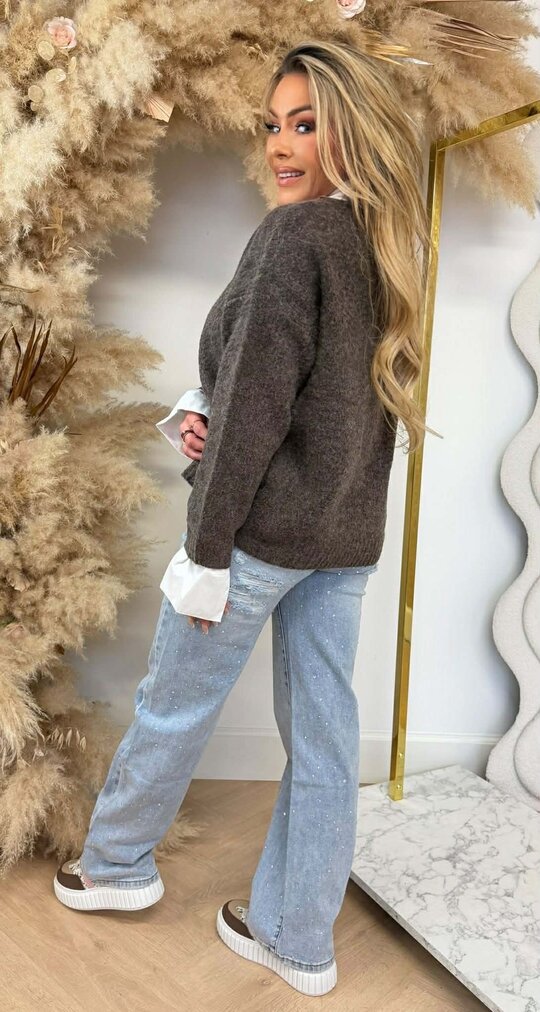 KRAAG V SWEAT 1317 TAUPE