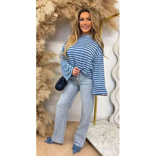 STRIPE LONGSLEEVE TEE BLUE STRIPE LONGSLEEVE TEE BLUE