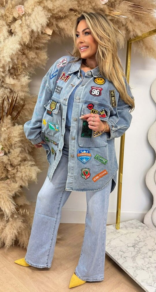 EMBLEEM DENIM JACKET 6055 DENIMBLUE EMBLEEM DENIM JACKET 6055 DENIMBLUE