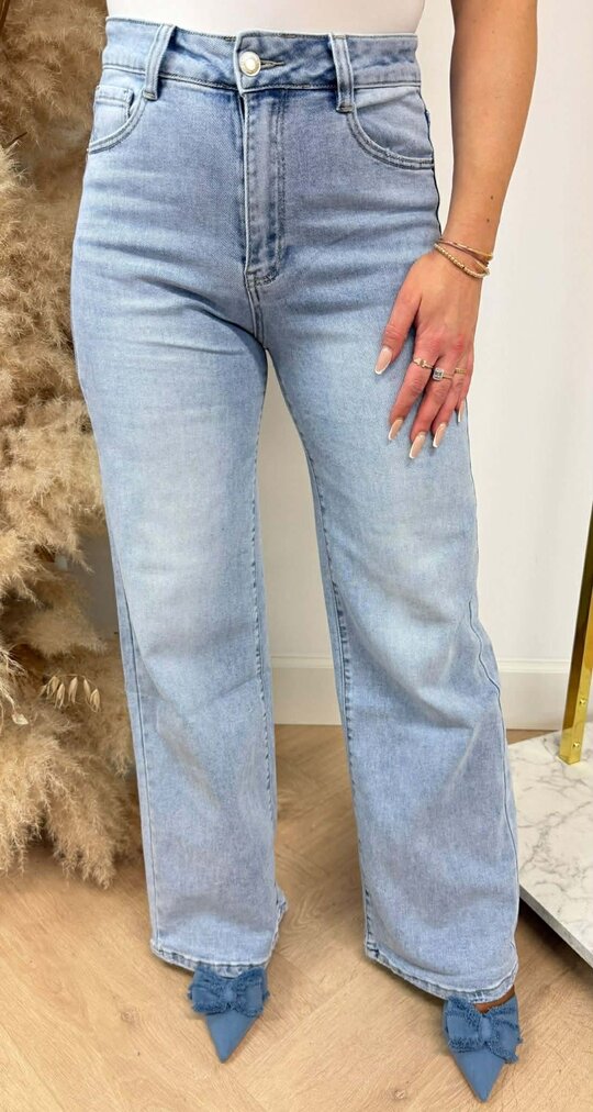 FLARED FULL LENGTH JEANS 339-11 DENIMBLUE FLARED FULL LENGTH JEANS 339-11 DENIMBLUE