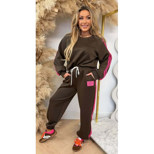 FASHIONISTA STRIPE SET CHOCO