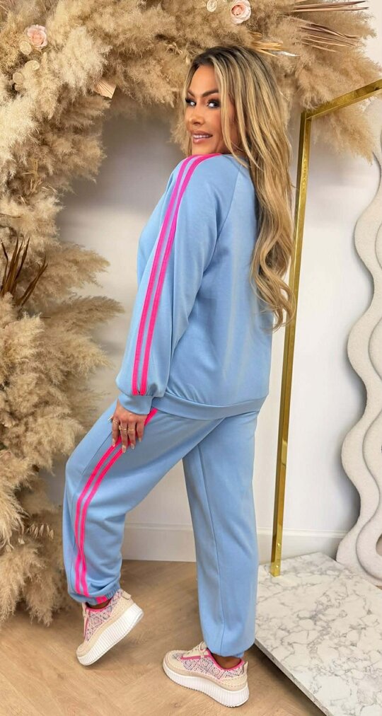 FASHIONISTA STRIPE SET ICEBLUE