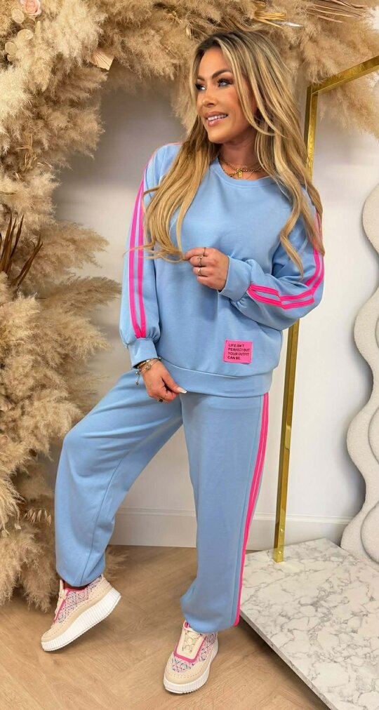 FASHIONISTA STRIPE SET ICEBLUE