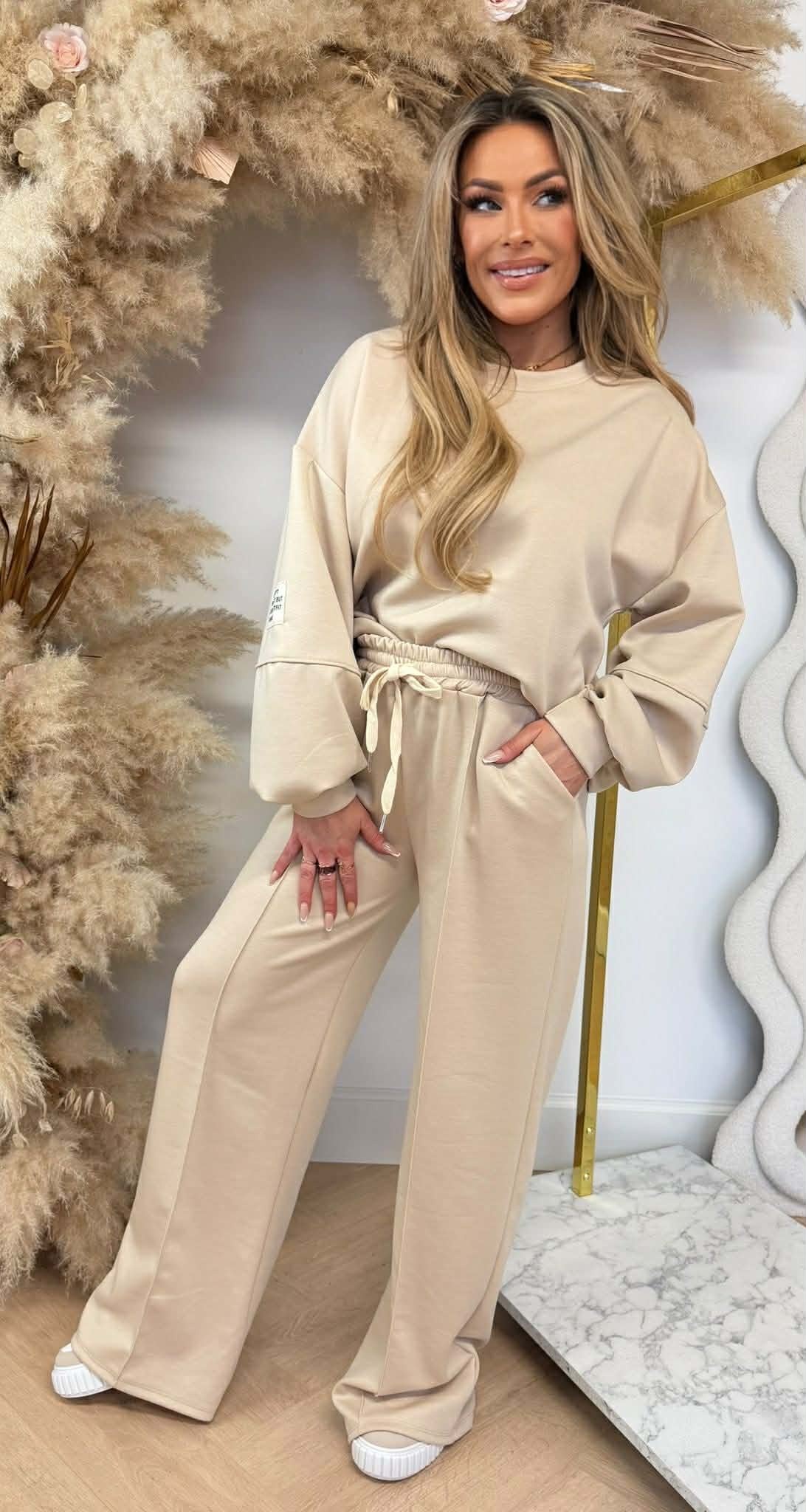 MARISKA EMBLEEM SET BEIGE MARISKA EMBLEEM SET BEIGE